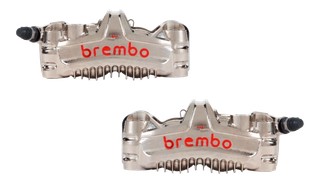 etrier frein avant brembo entraxe 100mm M4 racing monobloc 220988530