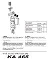 AMORTISSEUR ARRIÈRE OHLINS TTX-GP KAWASAKI ZH2 2020-2024 (KA465)
