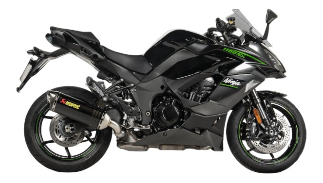 Silencieux slip-on AKRAPOVIC pour Z1100SX