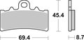 Plaquettes avant Brembo SR pour Aprilia RS457 2024-2025 (07GR18SR)