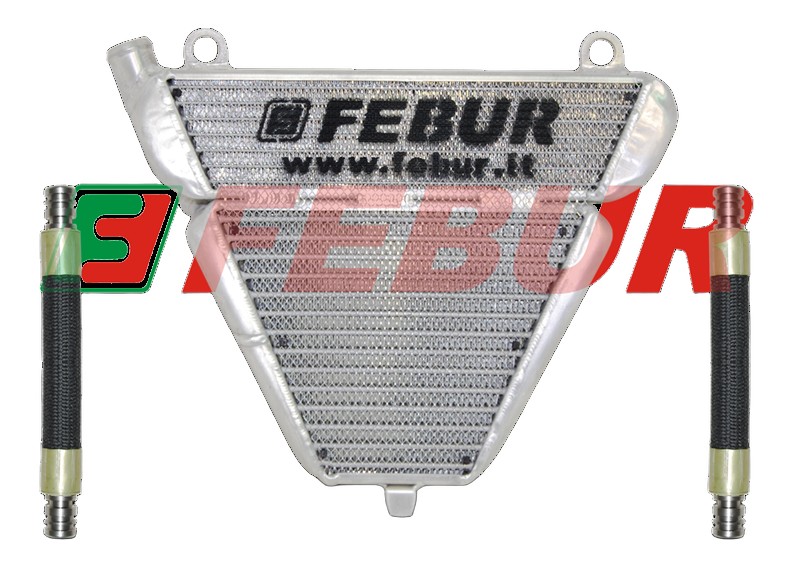 RADIATEUR EAU ET HUILE ADDITIONNEL FEBUR POUR DUCATI PANIGALE V2 2020-2024