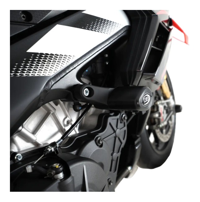 Kit tampons de protection AERO R&G Racing RSV4 2009-2020, TUONO V4 2011-2026 (CP0257BL)