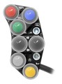 Commodo de guidon droit avec trous alignés pour Yamaha Tenerè 700 2019-2022 (PLDE002)