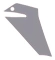 STICKER D'ORIGINE GRIS SABOT ARPILIA TUONO 2025 2H0045