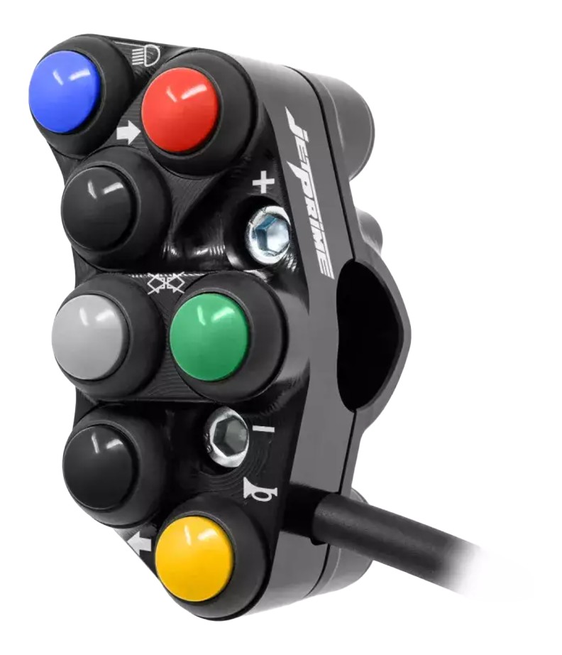 Commodo gauche JETPRIME type route APRILIA RSV4 2021-2026 (PLS660)
