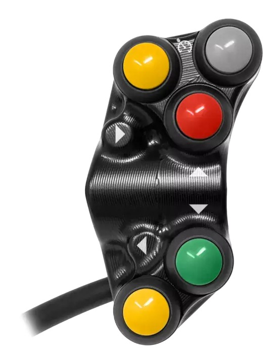 Commodo gauche JETPRIME type route APRILIA RSV4 2021-2026 (PLS660)