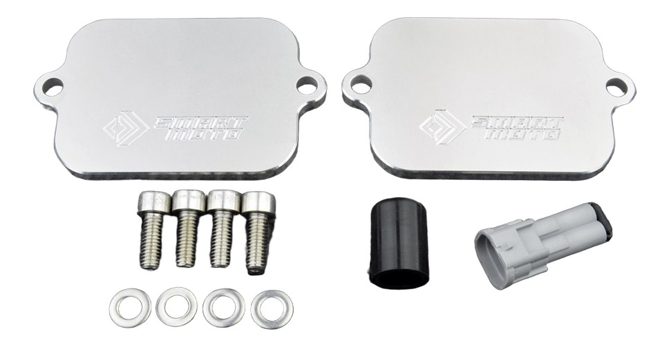 Plaque suppression antipollution valve AIS système pair ZX12R 2004-2006 SmartMoto (PLE-129)