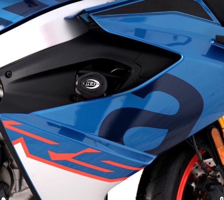 Tampons de protection AERO racing noirs R&G Racing RS660 2020-2026 (CP0510BL)