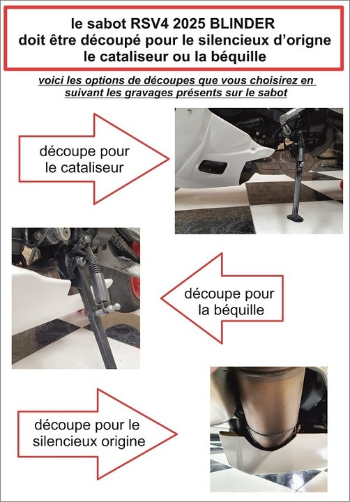 Carénage poly BLINDER pour RSV4 2025-2026