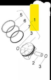 PISTON ORIGINE APRILIA (1A014402AA) PISTON ORIGINE APRILIA (1A014402AA)