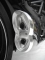 Silencieux Zard Inox Ducati Diavel / Embout Alu