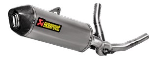 DEMI LIGNE AKRAPOVIC SUZUKI 650 V-STROM 2017-2019 (S-S6R9-WT)