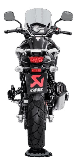 DEMI LIGNE AKRAPOVIC SUZUKI 650 V-STROM 2017-2019 (S-S6R9-WT)