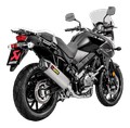 DEMI LIGNE AKRAPOVIC SUZUKI 650 V-STROM 2017-2019 (S-S6R9-WT)