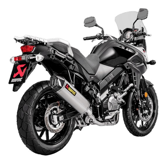 DEMI LIGNE AKRAPOVIC SUZUKI 650 V-STROM 2017-2019 (S-S6R9-WT)