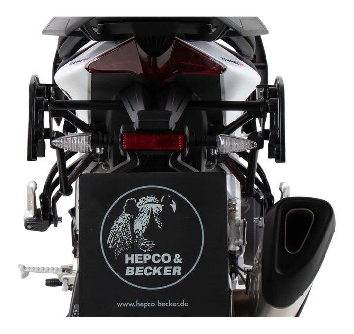 Kit supports de valises HEPCO&BECKER pour TUONO V4 2021-2024