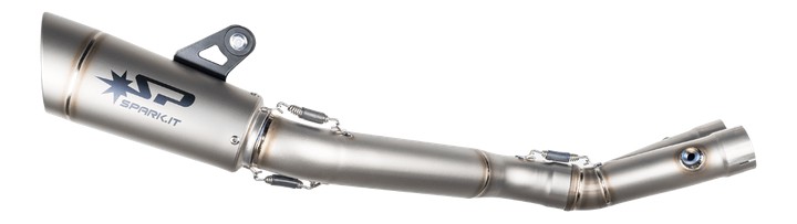 Demi-ligne spark Ø60 mm collecteur titane + silencieux titane Grid-O pour Yamaha R1 2015-2024 (GYA8858T)