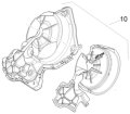 Couvre carter d'embrayage origine Aprilia RSV4 / TUONO V4 2025-2026 (1A025736)
