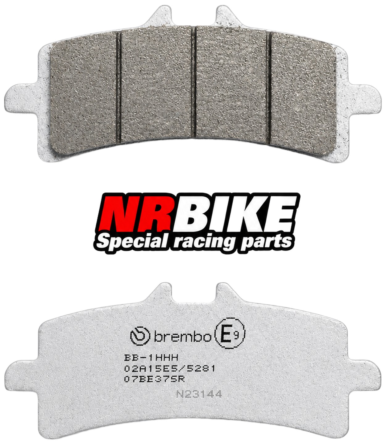 PLAQUETTES AVANT BREMBO SR POUR APRILIA