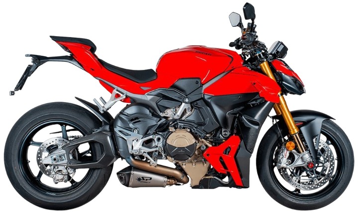 SILENCIEUX TITANE SPARK KONIX EVO POUR DUCATI PANIGALE V4, STREETFIGHTER V4 2025-2026 (GDU8856T)