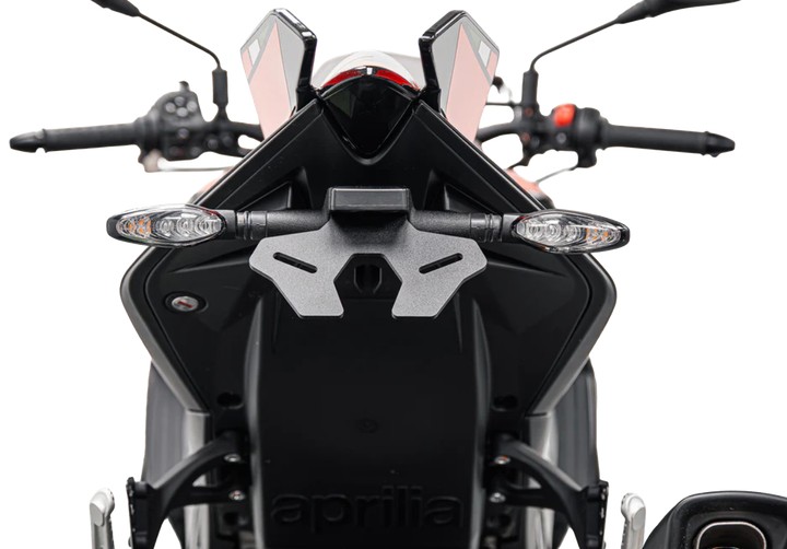 Support de plaque Evotech pour Aprilia TUONO V4 2025-2026 et RSV4 2025-2026