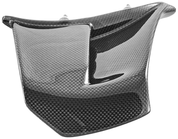 Ailerons latéraux en carbone brillant  Ducabike pour Panigale V4 MY25-26 (CRB226L)