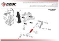 Platines de déport pour repose pied d'origine Aprilia RSV4 2017-2026 (PAC07D)