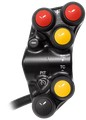 Commodo gauche JETPRIME type route APRILIA RSV4 1100 2019-2020 et RSV4 1000 2017-2020 (JP PS AP009 RF)