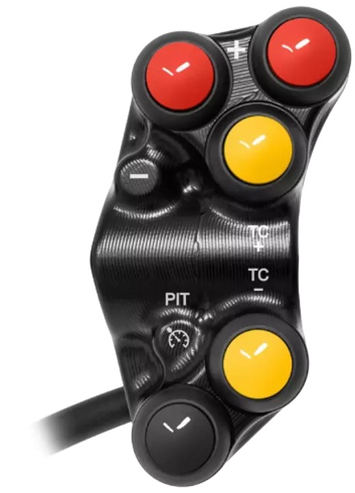 Commodo gauche JETPRIME type route APRILIA RSV4 1100 2019-2020 et RSV4 1000 2017-2020 (JP PS AP009 RF)