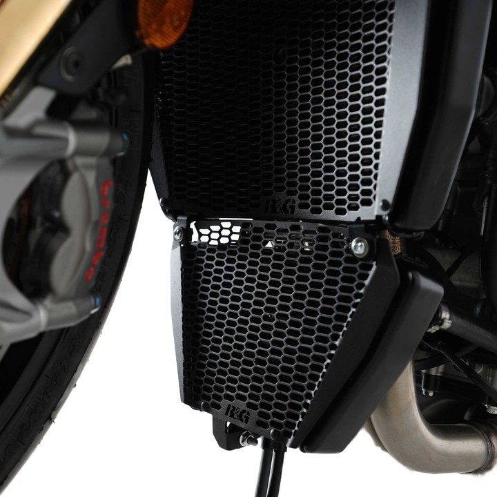 Grille de radiateur d'huile R&G RSV4 2025-2026, TUONO V4 2025-2026 (OCG0066PROBK)