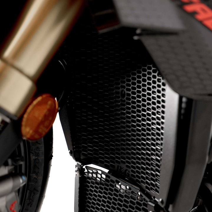 Grille de radiateur d'eau RG pour APRILIA RSV4 2025-2026, TUONO V4 2025-2026 (RAD0373PROBK)