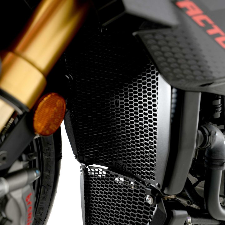 Grille de radiateur d'eau RG pour APRILIA RSV4 2025-2026, TUONO V4 2025-2026 (RAD0373PROBK)
