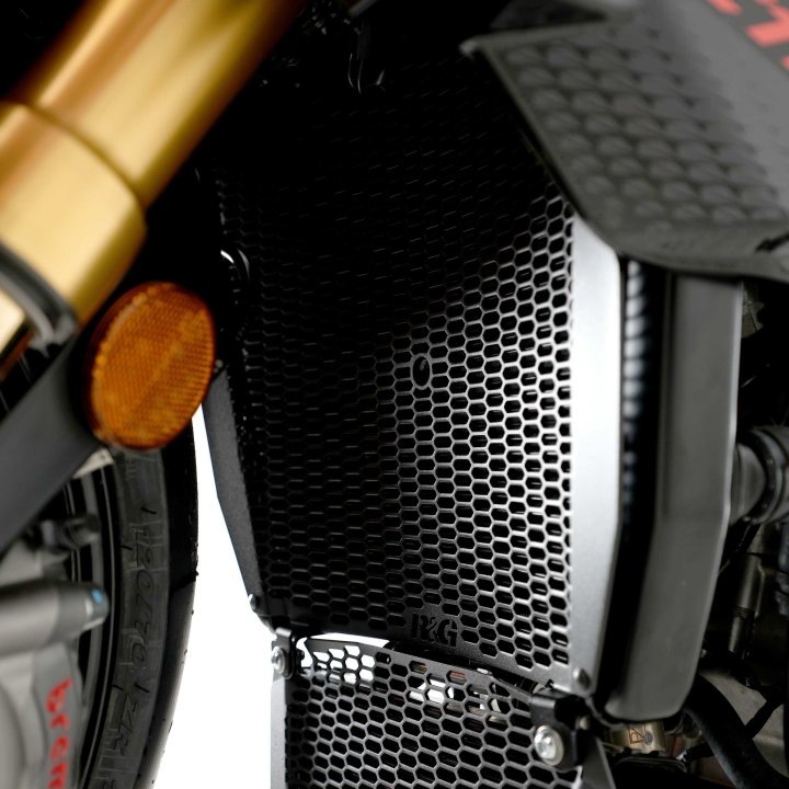 Grille de radiateur d'eau RG pour APRILIA RSV4 2025-2026, TUONO V4 2025-2026 (RAD0373PROBK)