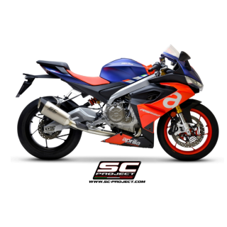 Ligne complète homologué SC-PROJECT SC1-R en Inox pour APRILIA RS 660 (A23A-PAC90)