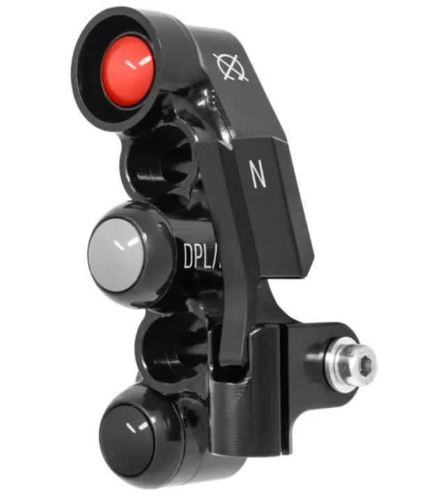 Commutateur de guidon droit Racing avec levier de point mort pour Ducati Panigale V4 R 2026
