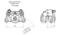 Etrier arrière Brembo moulé P2x34mm (920B85293)