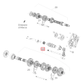 Arbre secondaire complet APRILIA RSV4 2021-2026 (1A027352)