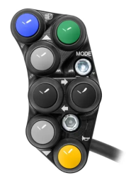 Commodo gauche Jetprime RSV4 2009-2016 version route pls 009