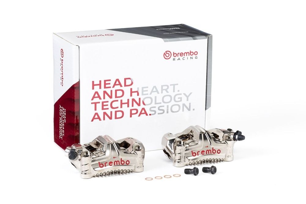 PAIRE ÉTRIER BREMBO GP4-MS ENTRAXE 100MM new version (220D60050)