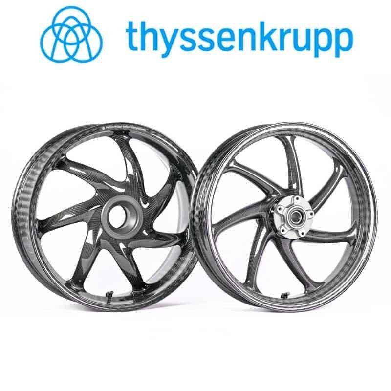 Roues carbone Thyssenkrupp  PANIGALE V4 18>21