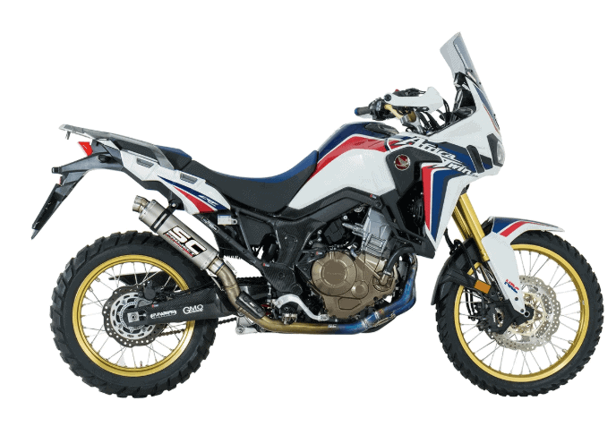 Ligne complete 2-1 en titane avec silencieux GP