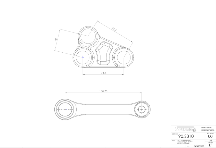Basculeur de suspension GSX-8R