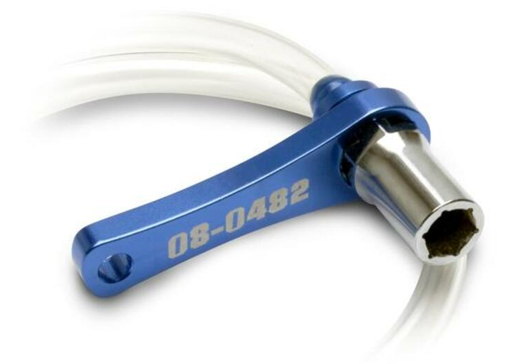 Mini purgeur de frein 8mm avec clapet anti-retour et durite intégrée