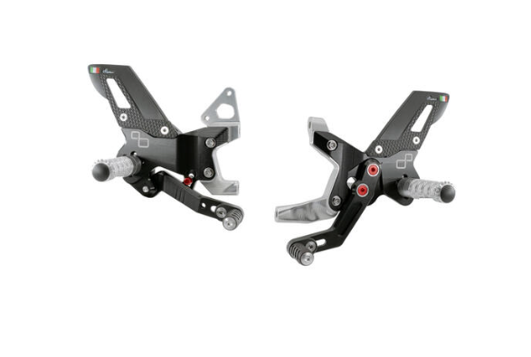 LIGHTECH Repose-pieds arrière réglables avec repose-pieds fixes (FTRDU014)