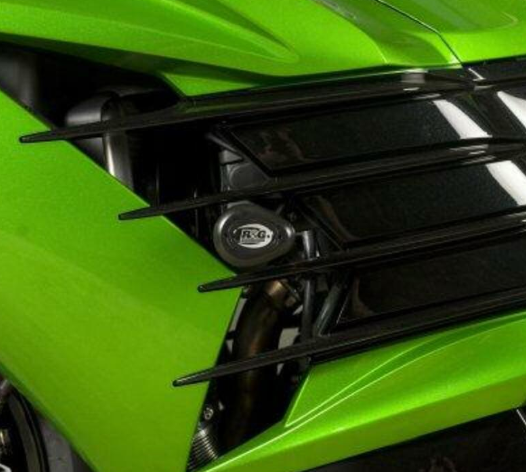 Tampons de protection R&G RACING noir Kawasaki ZZR1400 (CP0311BL)