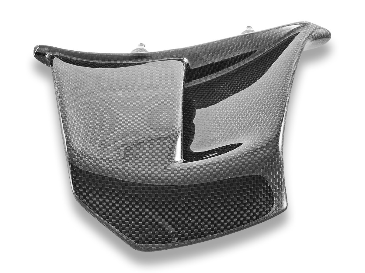 Ailerons latéraux en carbone brillant  Ducabike pour Panigale V4 MY25-26 (CRB226L)