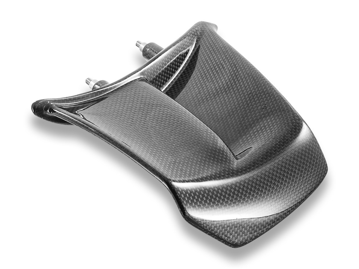 Ailerons latéraux en carbone brillant  Ducabike pour Panigale V4 MY25-26 (CRB226L)