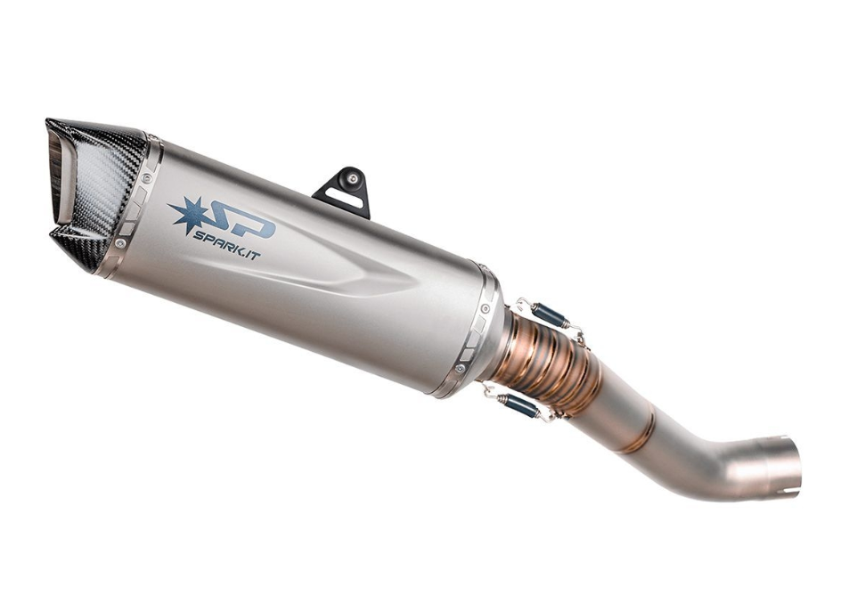 Demi-Ligne racing titane silencieux Force EVO SPARK RSV4 2017-2024,Tuono V4 2017-2025 (GAP0407T)