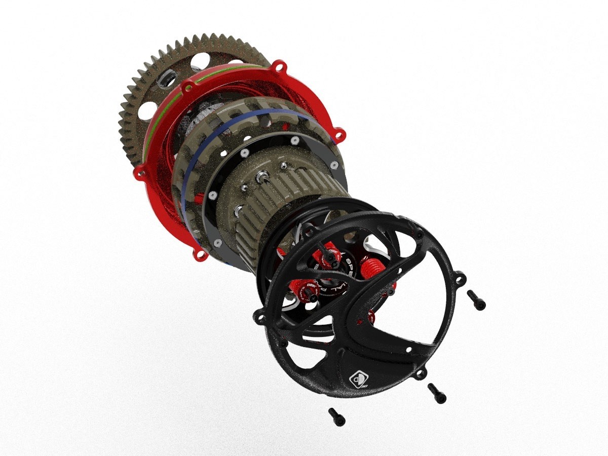 KIT DE TRANSFORMATION D'EMBRAYAGE À SEC DUCABIKE PANIGALE V4 2018-2025 (KMSF02)