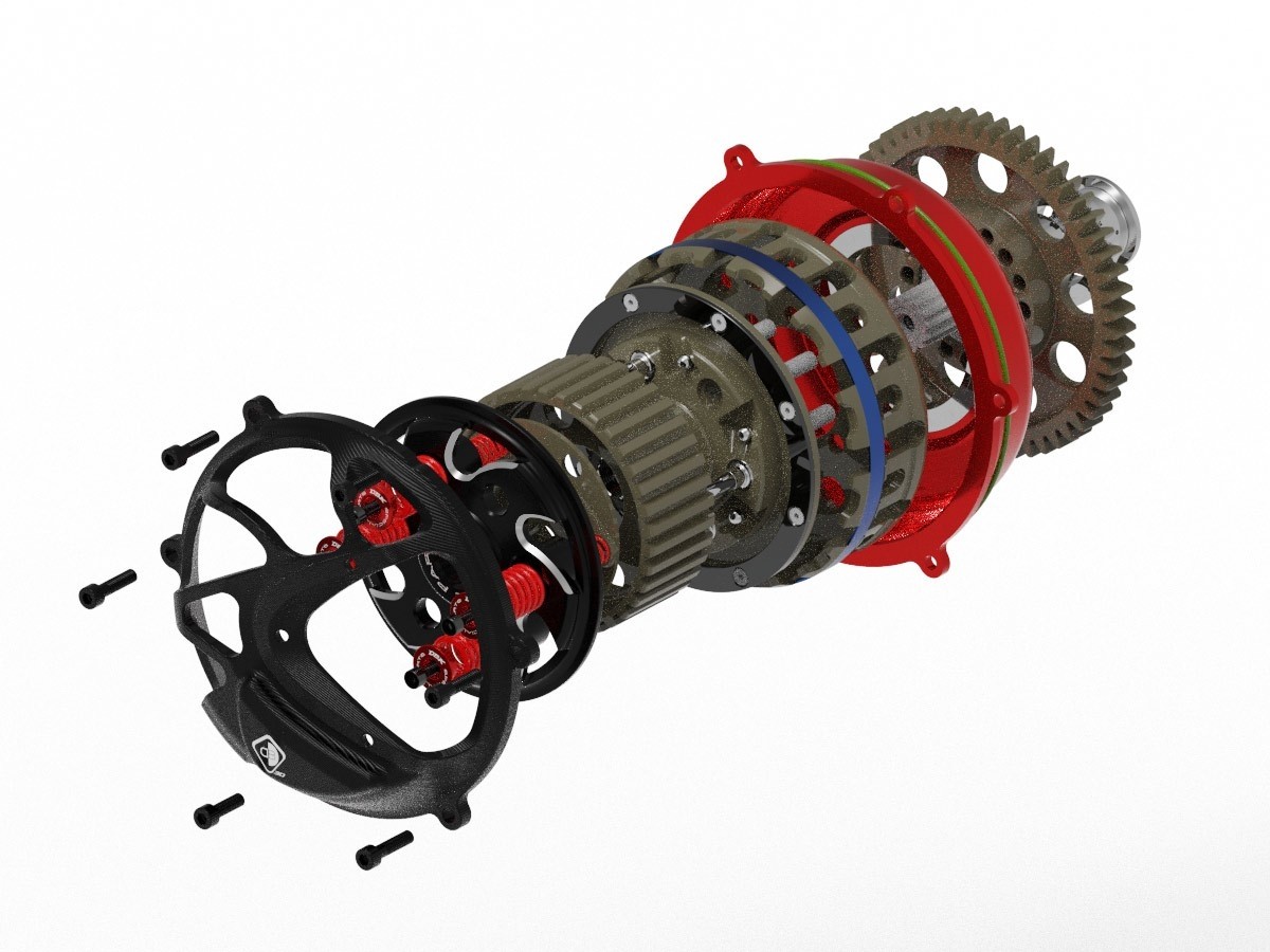 KIT DE TRANSFORMATION D'EMBRAYAGE À SEC DUCABIKE PANIGALE V4 2018-2025 (KMSF02)